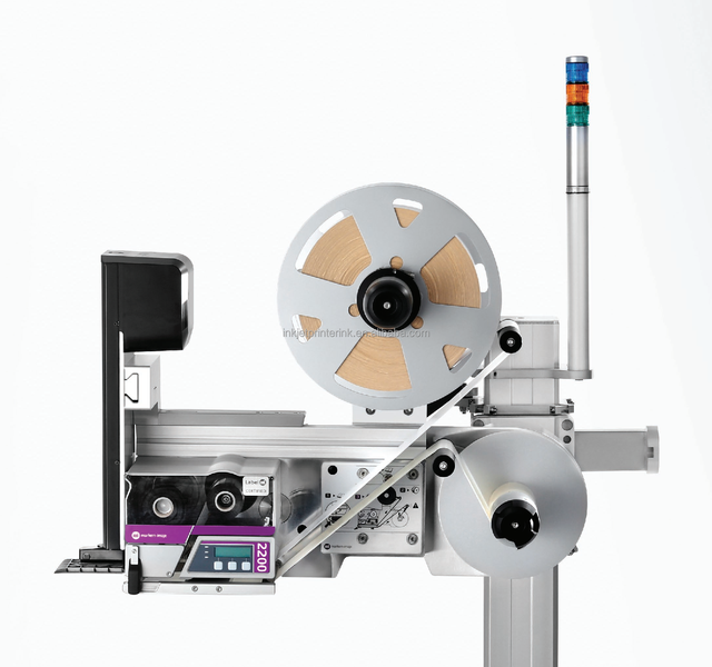 Original Markem-Imaje 2200 print-og-applikeringsetiketteringsystem, højhastighedsautomatisk kasse- og kartonetiketteringsmaskine | Industriel stregerkodetekning og -printmaskine
