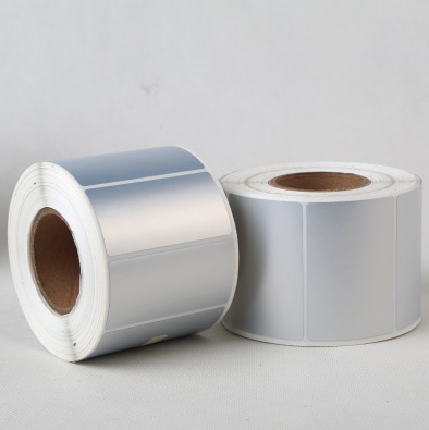 Waterproof Matte Silver Label Paper - Self-Adhesive Metallic Sheets for Outdoor/Indoor
