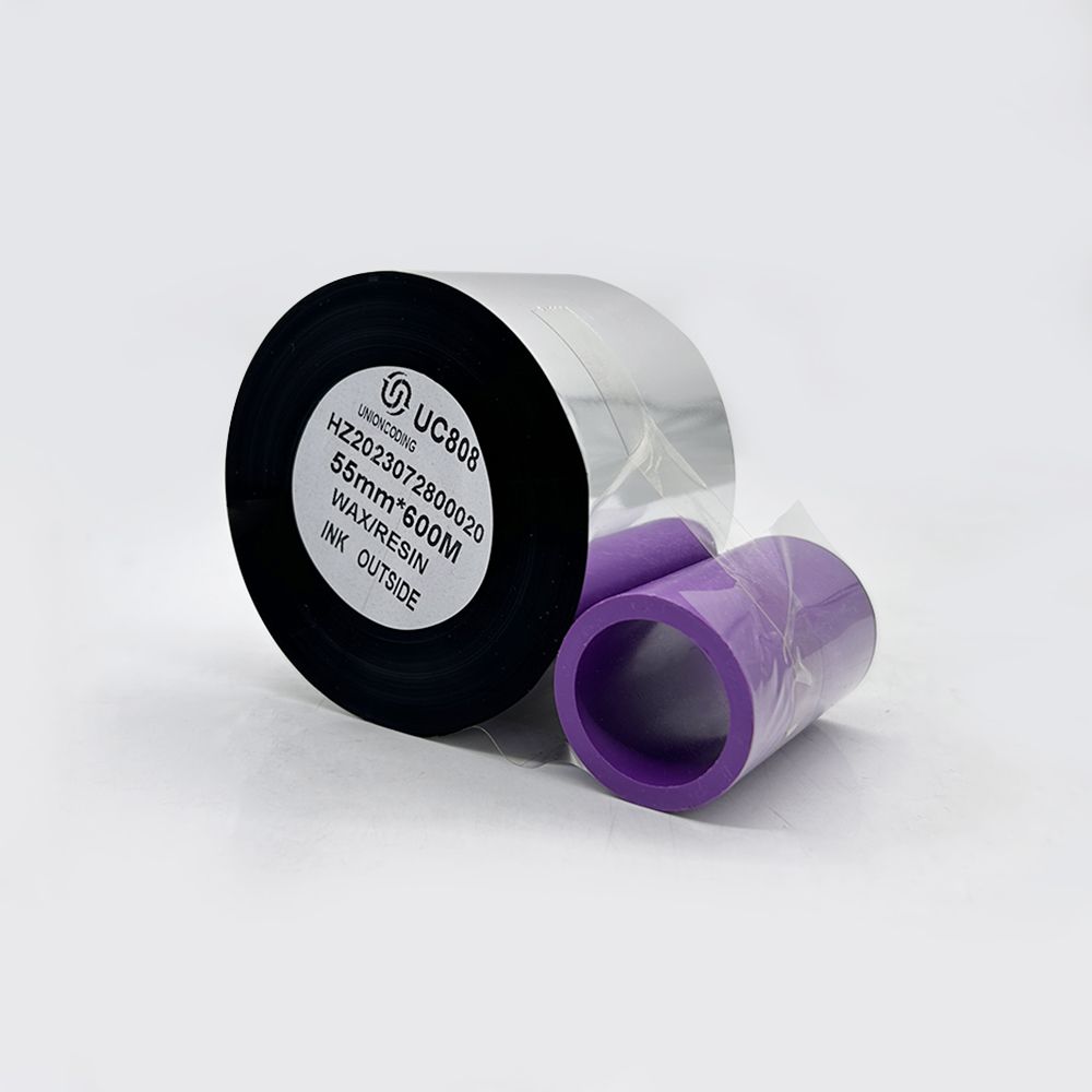 Original Thermal Transfer Ribbon High Quality Near Edge Wax Resin Ribbon 55mm 1100M Videojet 6210 Tto Ribbon for Date Coding Machine
