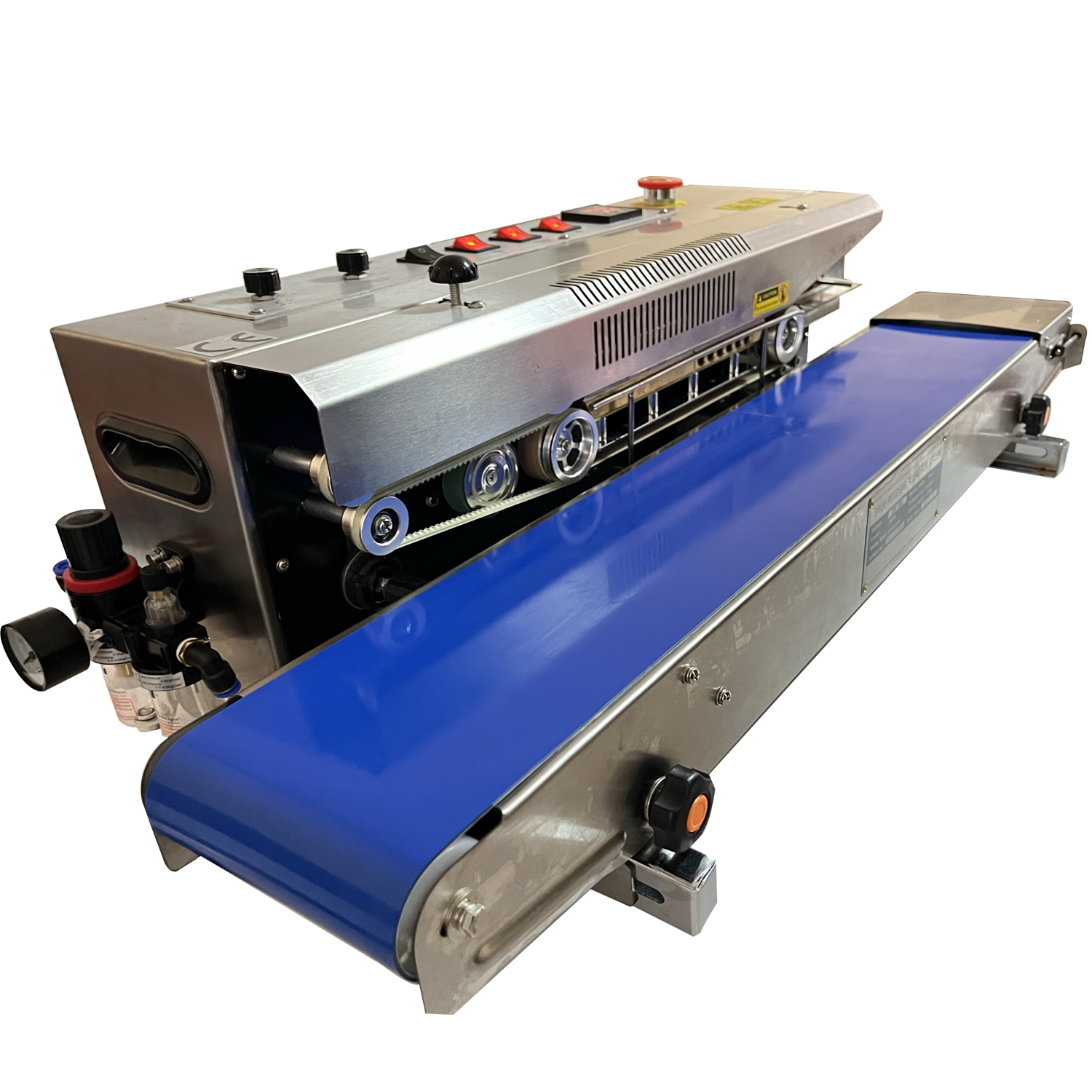 automatic continuous vacuum sealing machine with nitrogen gas filling flush sealing machine-10