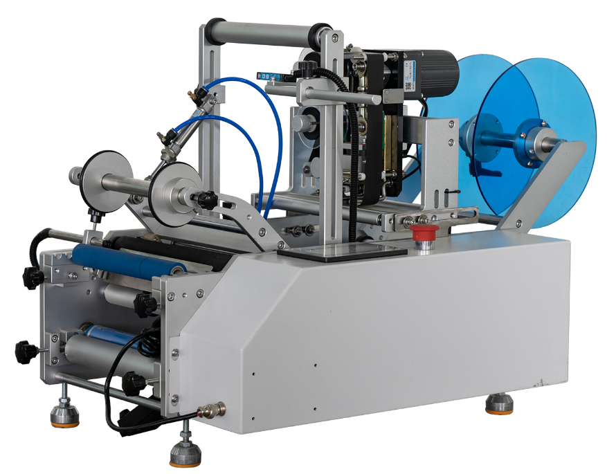 Is a semi-auto cylindrical bottle labeler suitable for small-batch production?