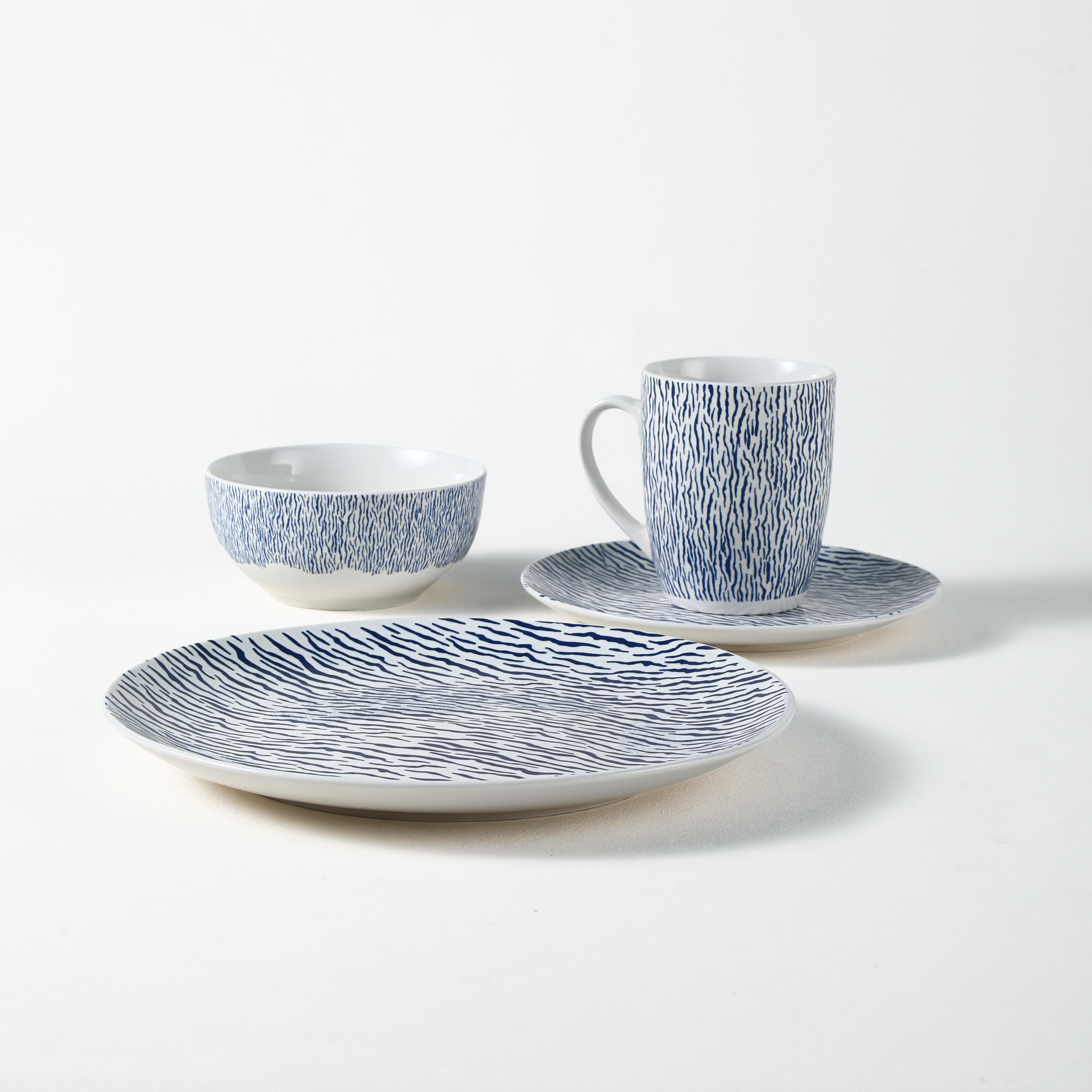 Decal hantwerken 4-stukke eetgerei sets