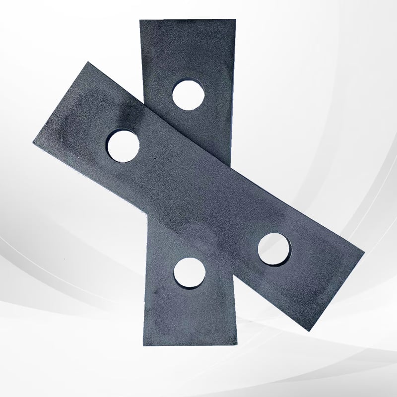 A Double Hole smooth Plate Hammer Blade