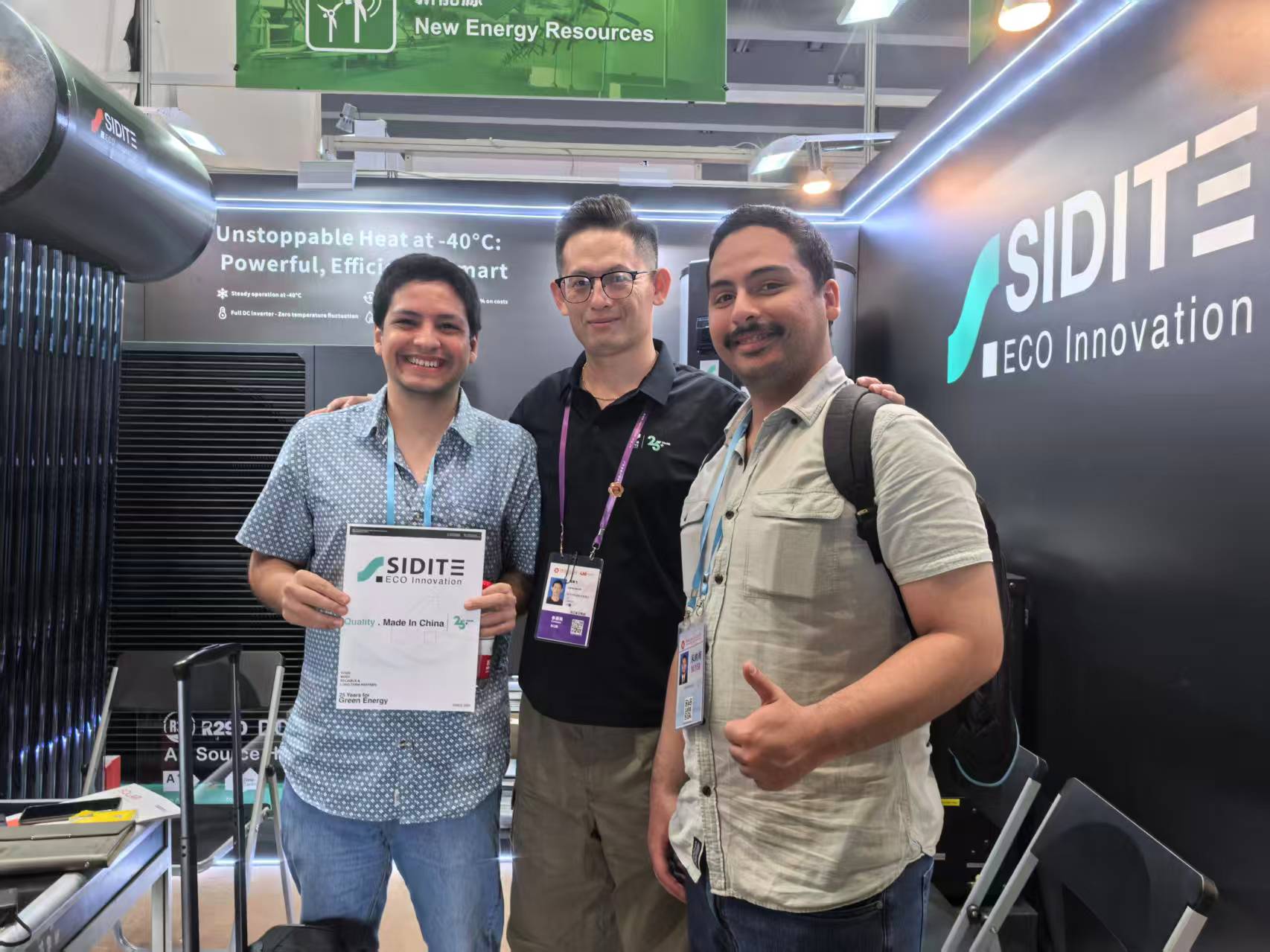 Sidite @ de Canton Fair 2025 | Bevorderen van wereldwijde samenwerking in hernieuwbare energie