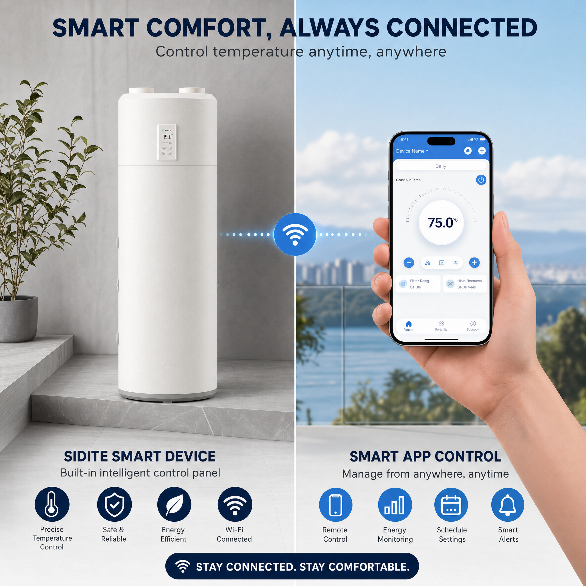 Cosa rende efficiente uno scaldacqua a pompa di calore tutto-in-uno?