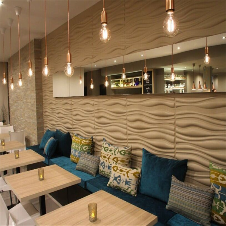 High Quality Waterproof 3D Wall Panel Home Building Material PVC Wall Panel details