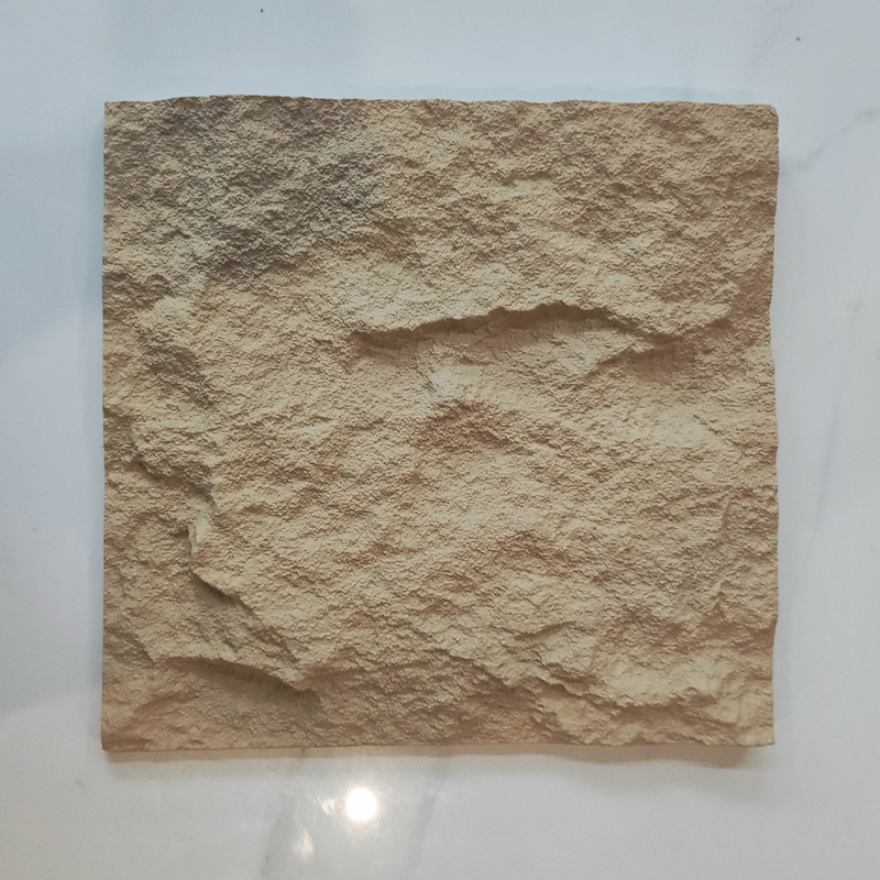 PU Artificial Rock Stone Faux Stone Panels Brick 3D Decoration PU Stone Rock Wall Panel
