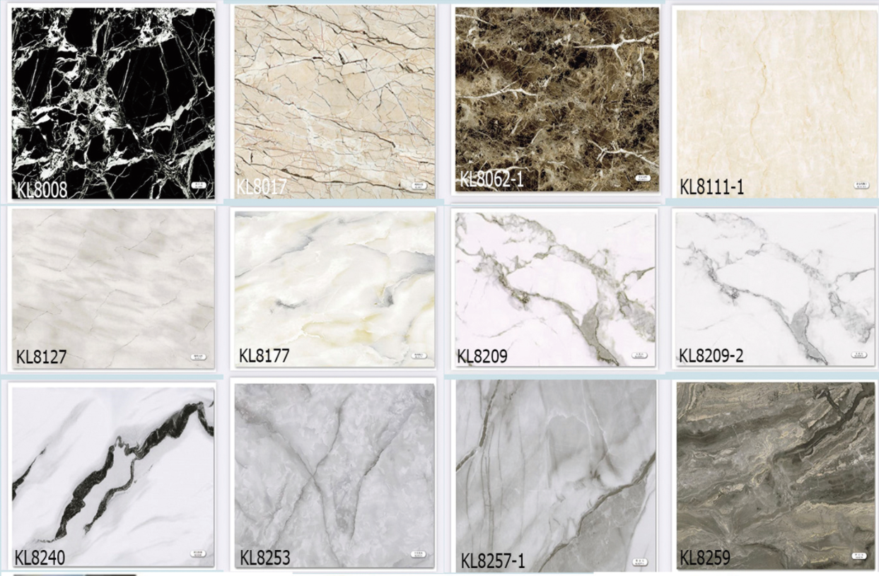 New Wholesale Alternative PVC UV Marble Sheet Polymer Plates for the Wall Decoration manufacture