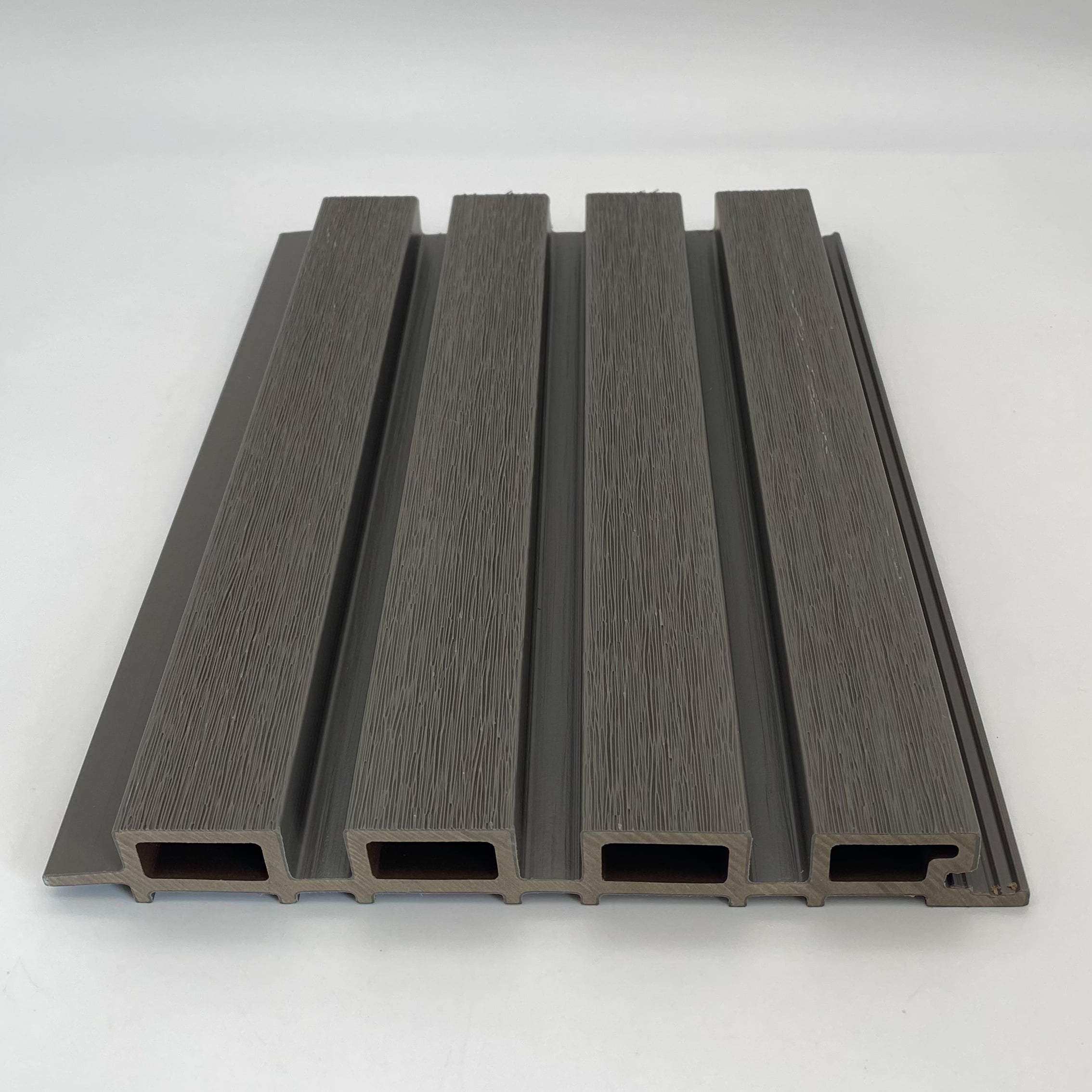High Quality Outdoor Wood Composite Interior Fluted Panels PVC WPC Wall Panel