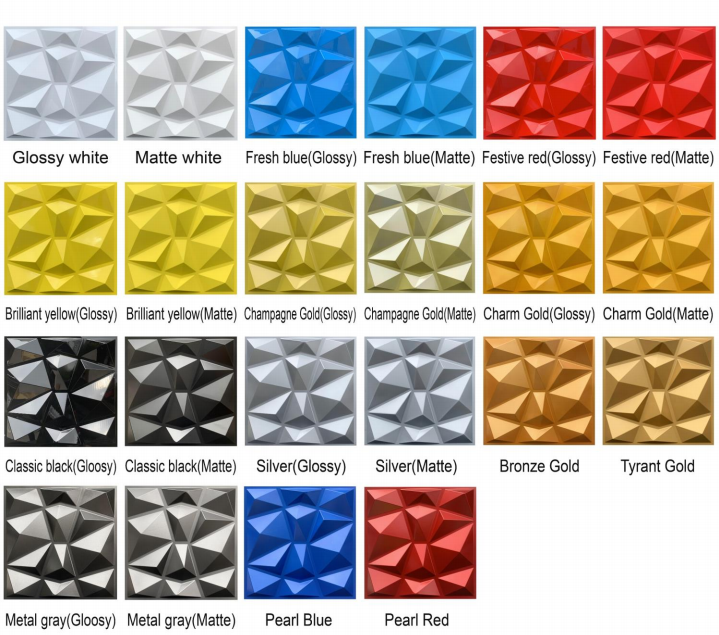 Panel House Decoration Waterproof Wallpaper Material Color Diy Wallboard Price Wall 3d Affordable Indoor Pvc manufacture