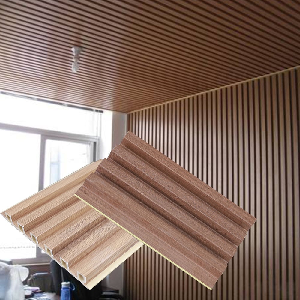 Interior Decoration Fluted Great Wall Panels Alternative Wpc Wall Panel Wpc Wood Decorative Wood factory