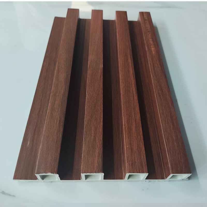 Hot Sale 3D Wood Grain Design WPC Double-Sidedwall Panel Wood Cladding Decorative WPC Wall Panel