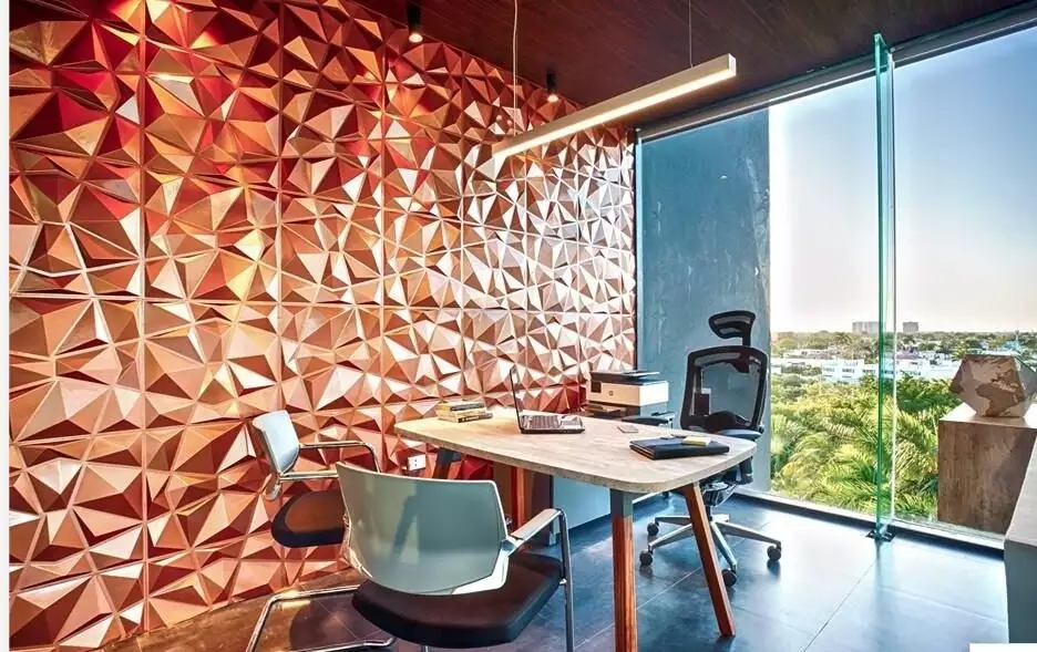 Waterproof Wallpaper Material Wall Covering Panel 3D PVC 3D Wall Panels for Home Decoration details