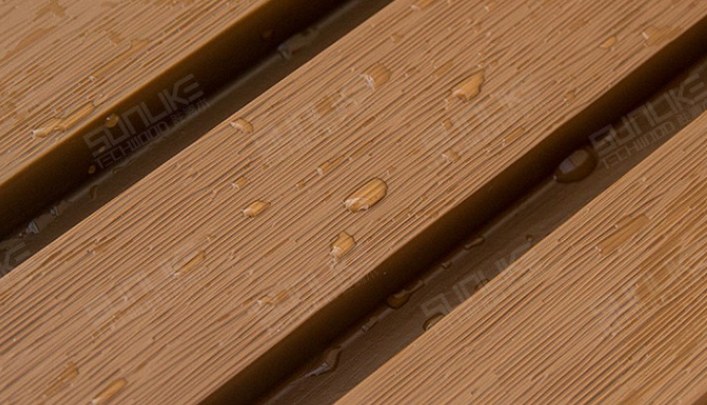 Anti slip Waterproof Composite Decking  Outdoor Deck Good Weather Resistance WPC Outdoor Decking manufacture