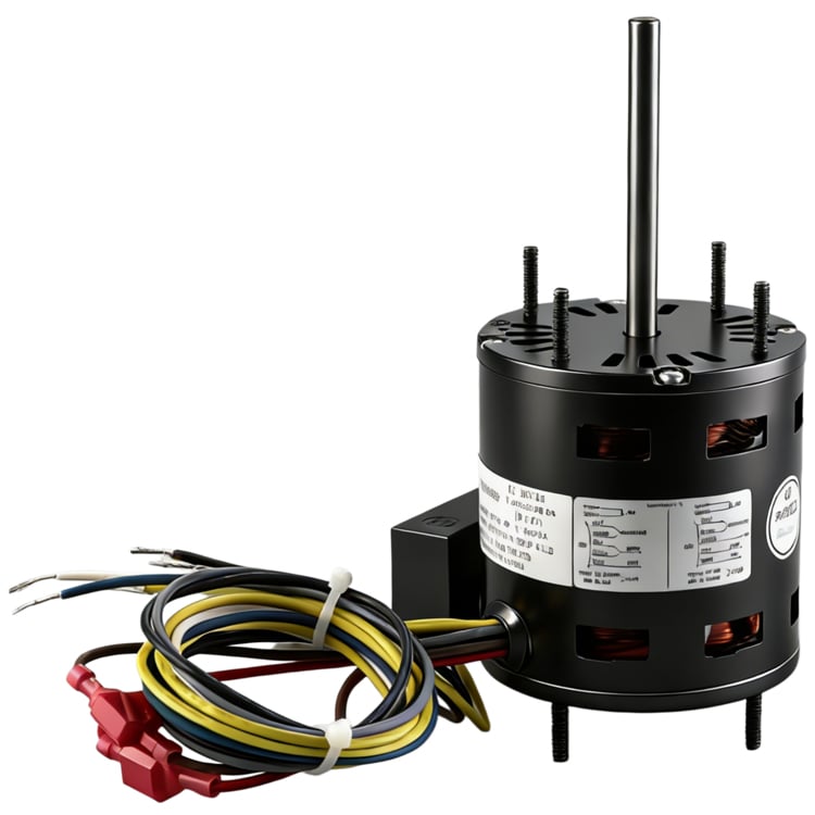 9721 D1127 Refrigeration Fan Motor 1/12 HP 115/230V 1550RPM 3.3in Fan Motor