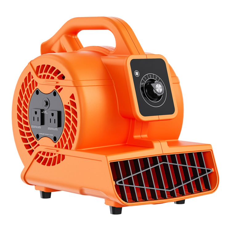 Air Mover 1/6 HP 600 CFM Portable Blower Fan Carpet Dryer, Floor Dryer Fan