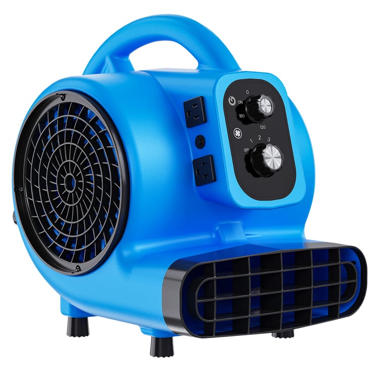 Air Mover 1/4 HP 1000 CFM Portable Blower Fan Carpet Dryer, Floor Dryer Fan