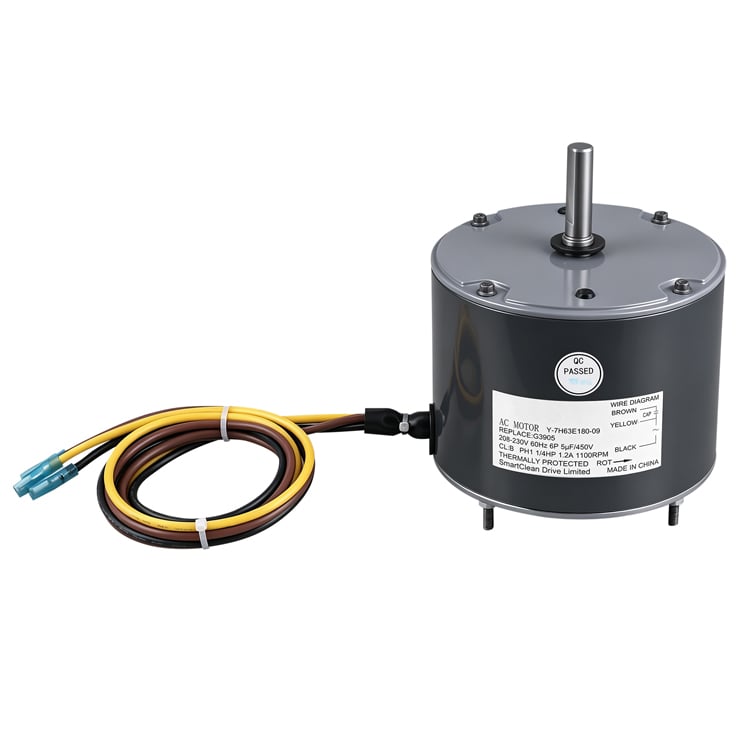 5KCP39EGS070S Condenser Fan Motor 1/4 HP 1100 RPM 208-230V AC Fan Motor