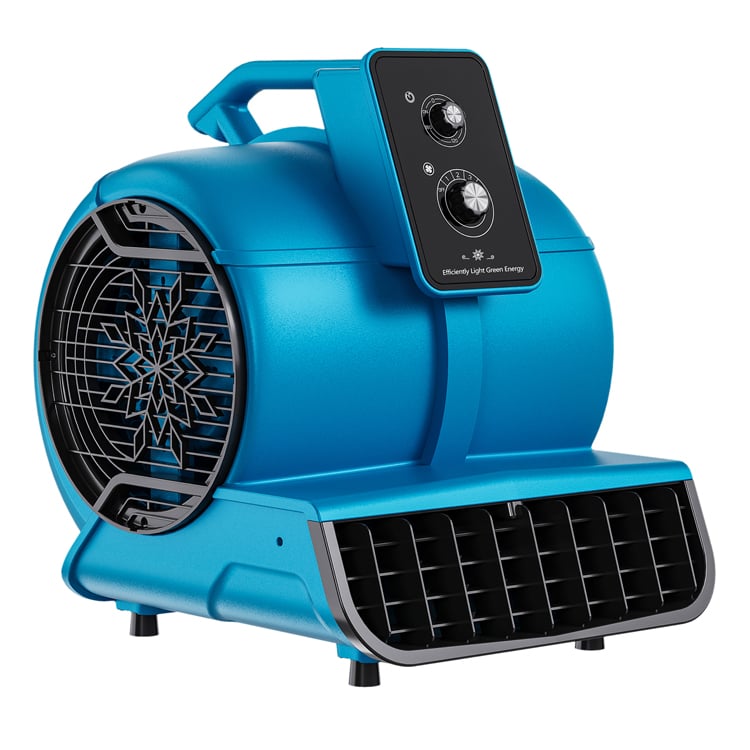 Air Mover 1/2 HP 2600 CFM Air Blower Fan, Carpet Dryer, Floor Dryer Fan