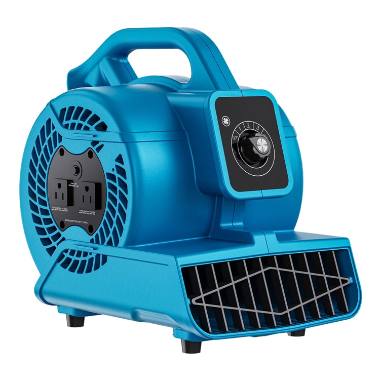 Air Mover 1/6 HP 600 CFM Portable Blower Fan, Floor Dryer Fan, Carpet Dryer