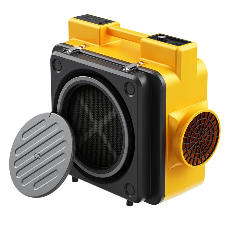Luftreiniger 600 CFM mit 4-stufiger Filterung und HEPA-Negativdruck-Luftmaschine