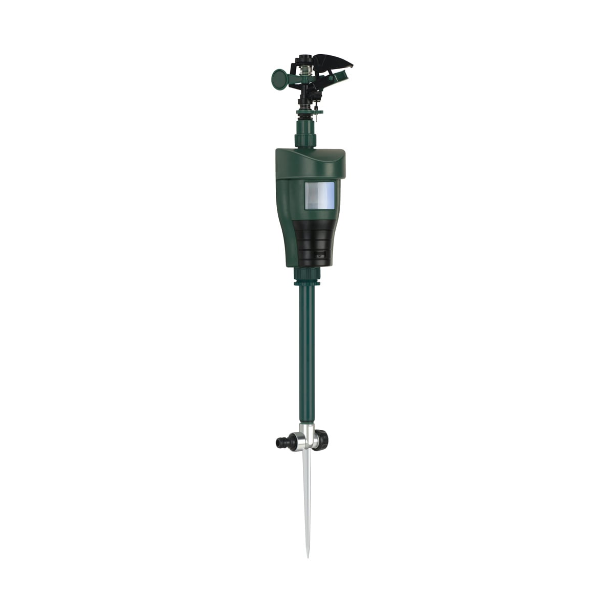 Solenoid Drive Powered Jet Spray Animal Repeller on Metal Spike（YL31006M）