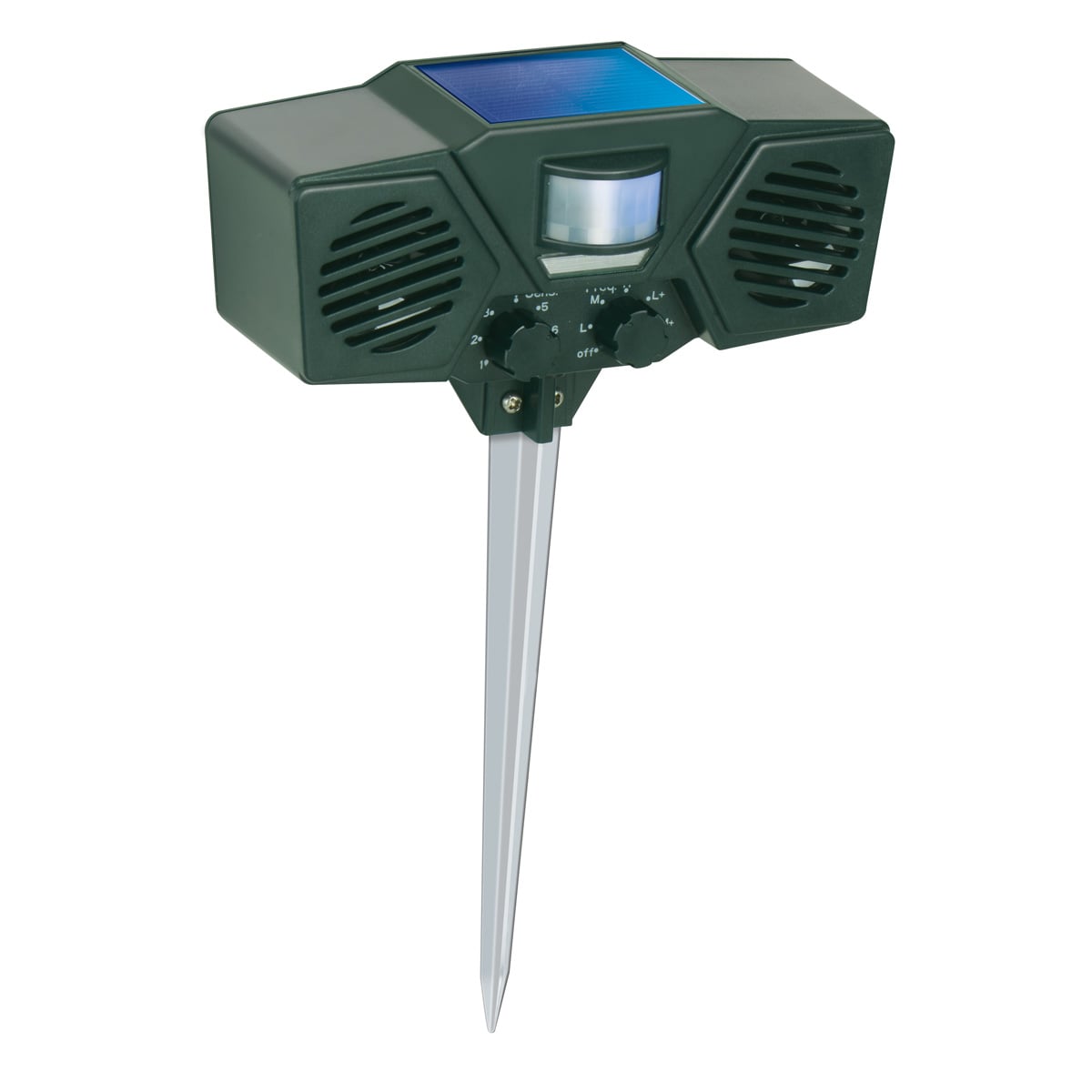 Solar Dual Speaker Ultrasonic Repeller（YL32018）