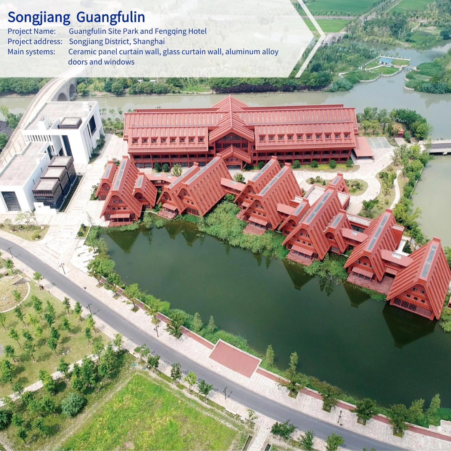 Glass curtain wall, aluminum alloy doors and windows