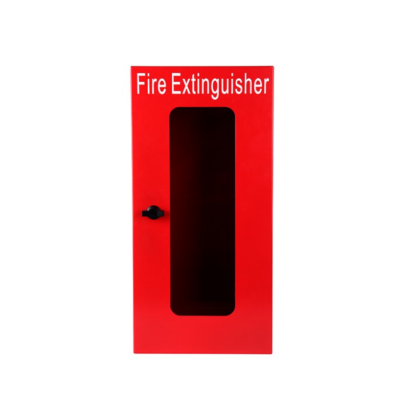 Sturdy and Durable Indoor Floor-standing Red DC01 Fire Hose Cabinet with Flexible Feature Fire Extinguisher Storage Solution