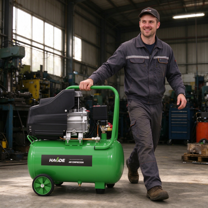 reliable portable air compressor 30l low noise 2800 rpm factory warranty-1