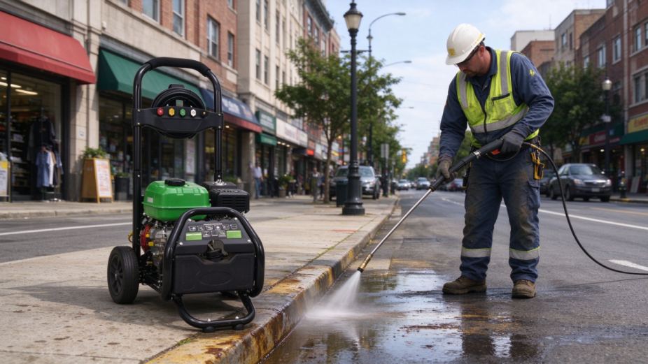 professional 7hp power 150 173bar gasoline high pressure washing machine-5