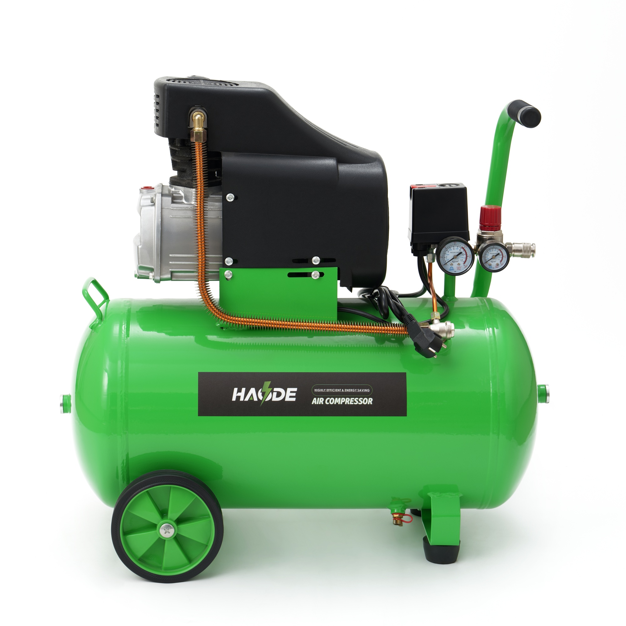 High-Efficiency 2HP Air Compressor 8 Bar  Durable Oil-Lubricated Direct Drive