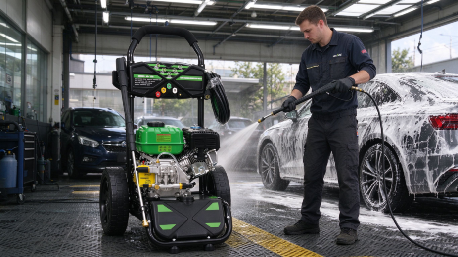 high performance petrol jet washer 173bar 9lpm for tough dirt-5