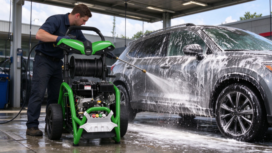 unique 7hp gasoline power washer 173bar high pressure cleaner-6