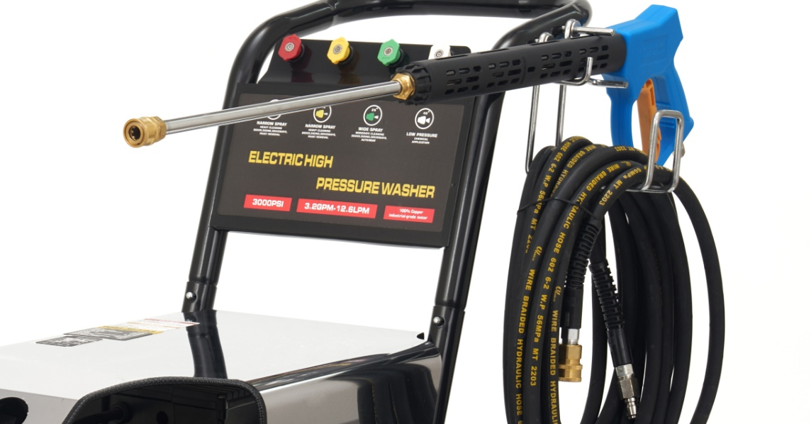 250bar 55kw three phase electric high pressure washer 34gpm for factory workshop cleaning-2