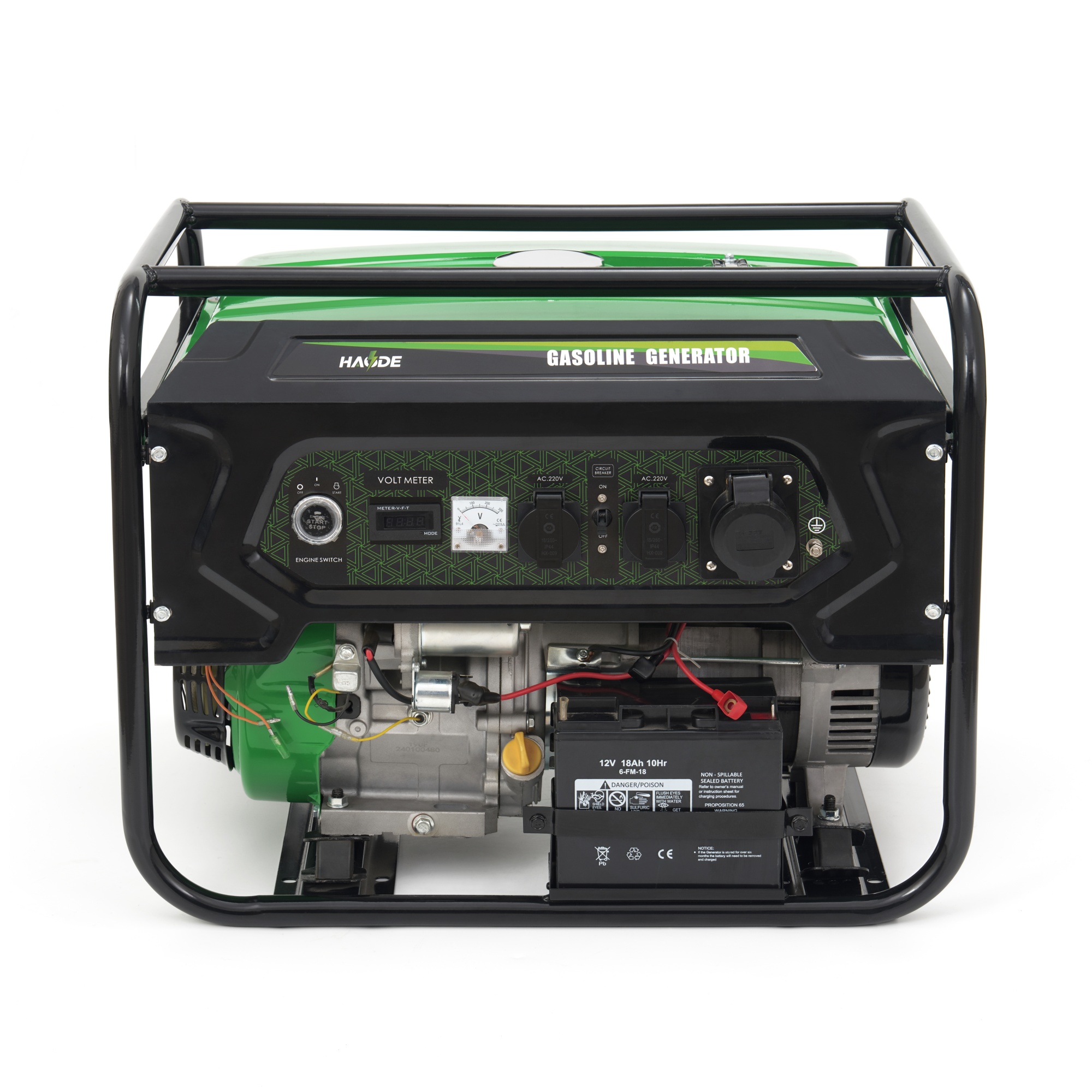 3KW Single-Cylinder 4-Stroke Gasoline Generator – 15L Long Runtime
