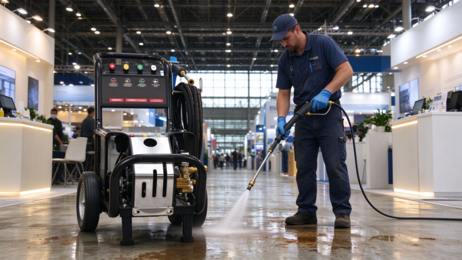 250bar 55kw three phase electric high pressure washer 34gpm for factory workshop cleaning-9