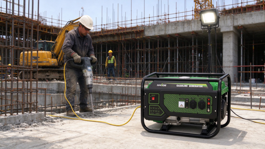 3kw petrol generator air cooled 4 stroke engine low fuel consumption-5