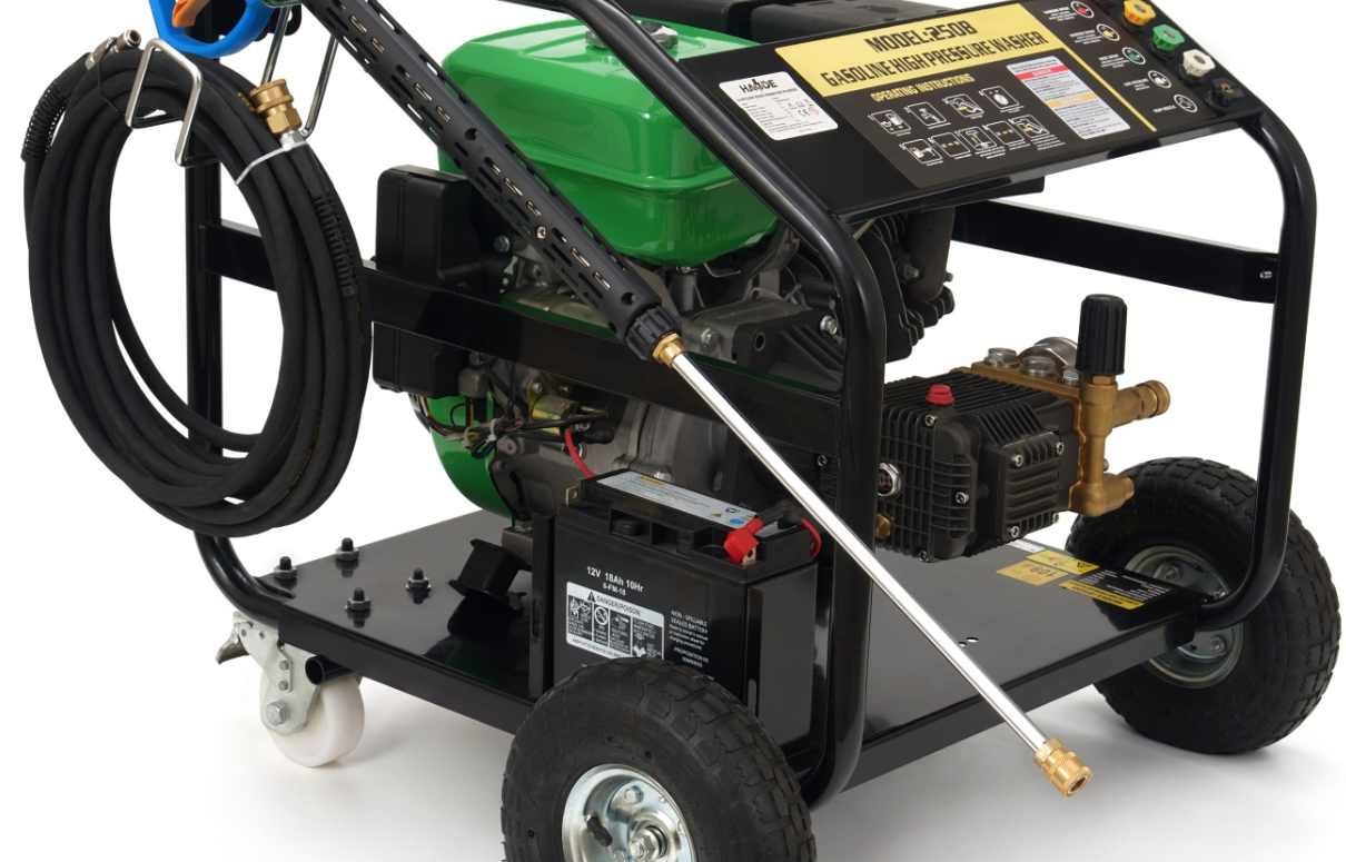 portable gas pressure washer with wheels for commercial car wash-1