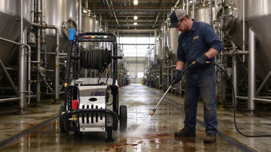 powerful 22kw electric pressure washer high 120 bar pressure-9