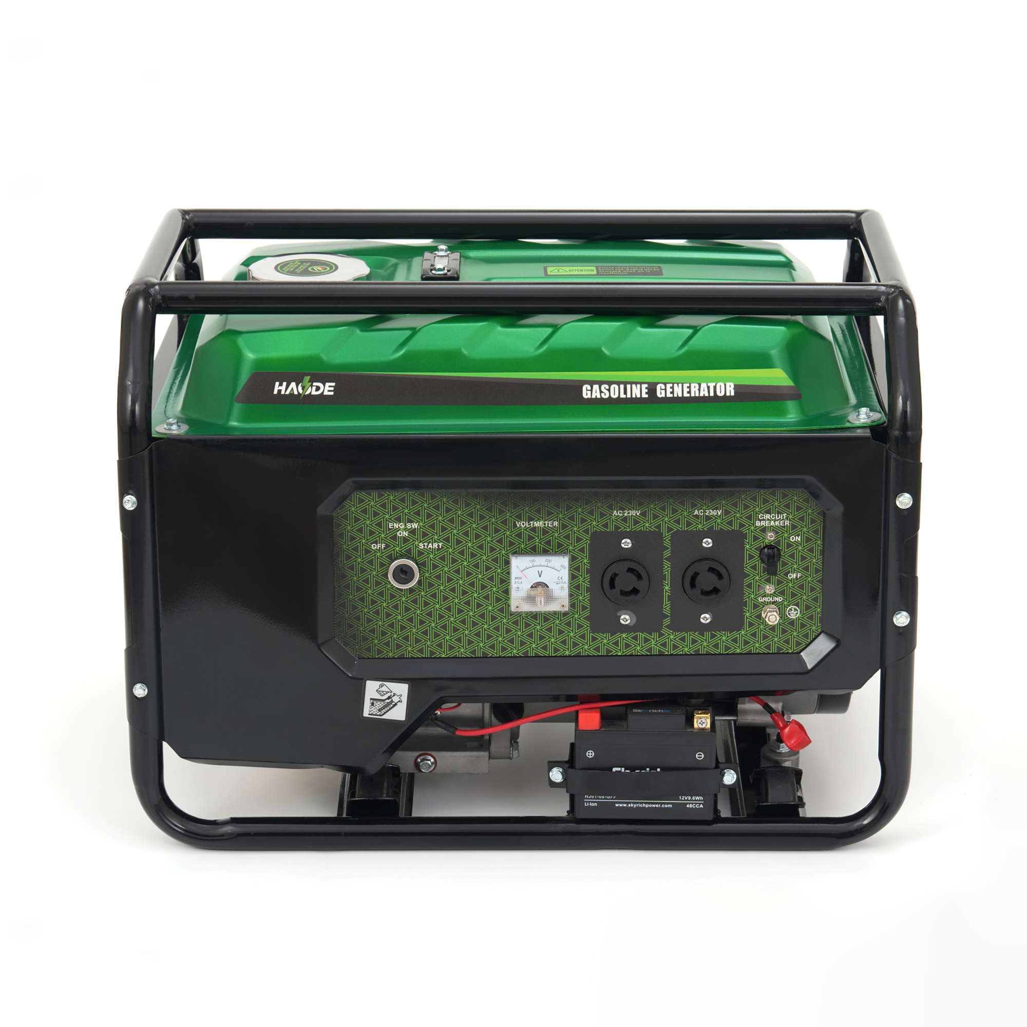 3000W Gas Generator 15L Long-Run Fuel Tank & Recoil Start for Home Use