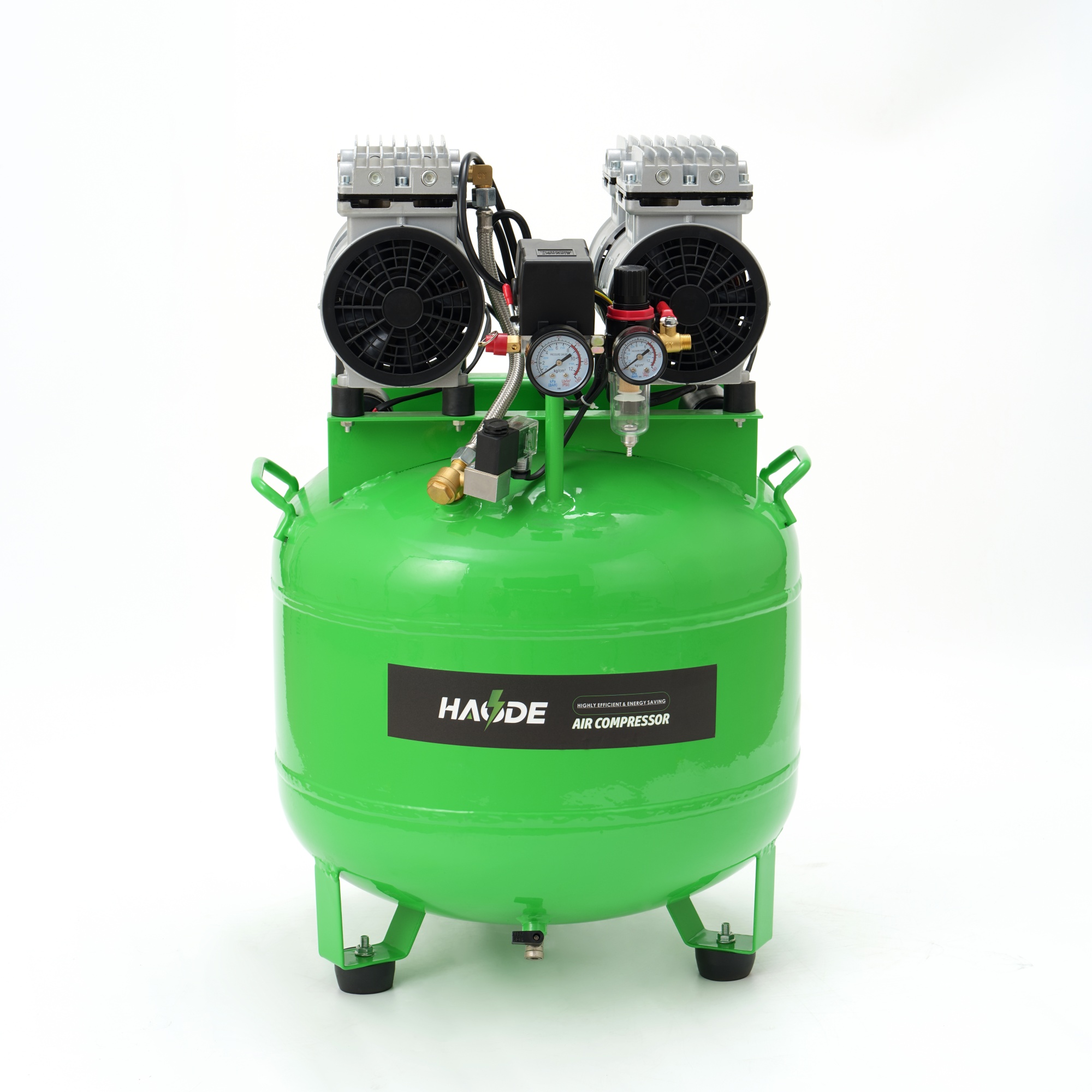 2HP Portable Air Compressor for Workshop Garage & Tire Inflation  8 Bar 130L/min