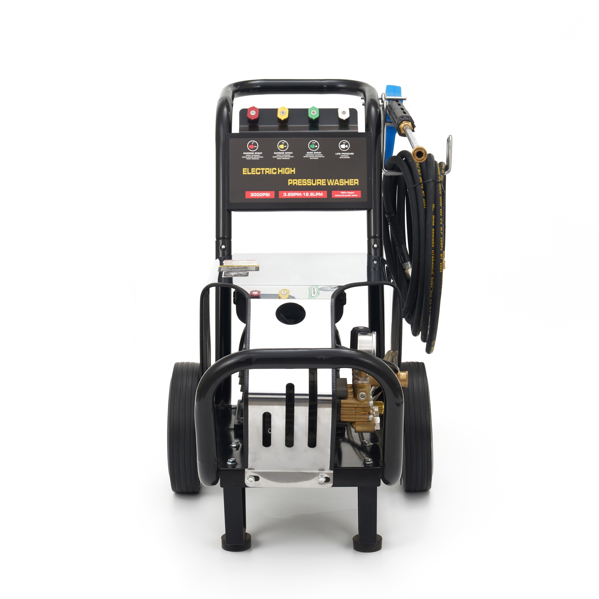 250Bar 5.5KW Three Phase Electric High Pressure Washer 3.4GPM for Factory Workshop Cleaning