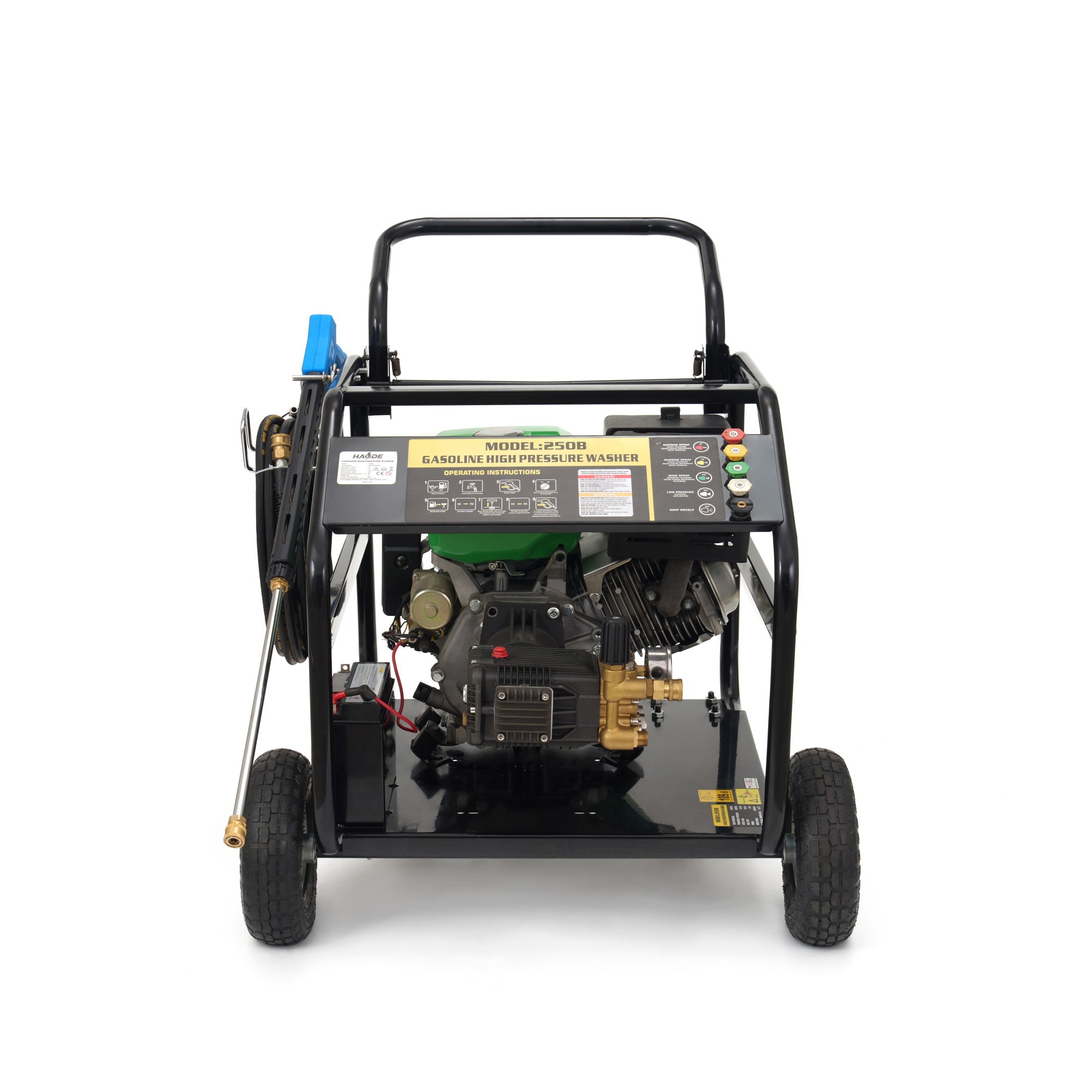 Portable Gas Pressure Washer with Wheels for Commercial Car Wash