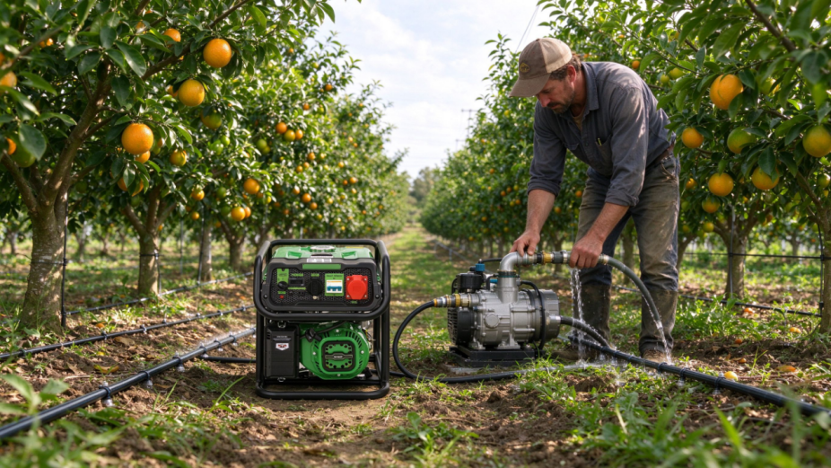 3kw portable gasoline generator with 15l fuel tank 12h runtime-9