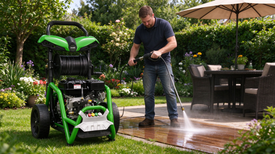 unique 7hp gasoline power washer 173bar high pressure cleaner-8
