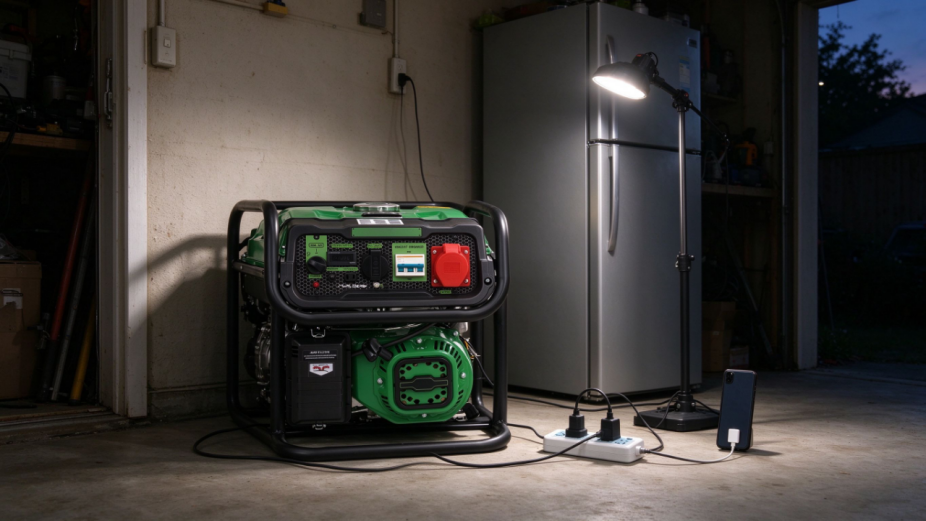 3kw portable gasoline generator with 15l fuel tank 12h runtime-7