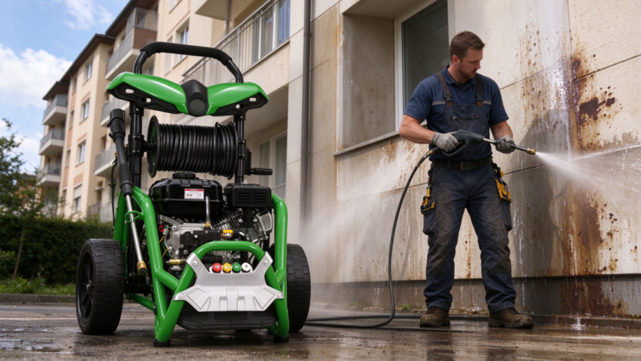 unique 7hp gasoline power washer 173bar high pressure cleaner-5
