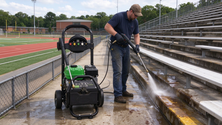 professional 7hp power 150 173bar gasoline high pressure washing machine-9