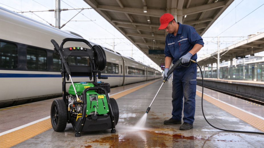 professional 7hp gasoline high pressure sprayer high flow 25 gpm up to 2600 psi multi purpose cleaning-5